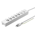 サンワサプライ 電源タップ(3P・7個口・2m) TAP-F37-2CLK