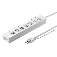サンワサプライ 電源タップ(3P・7個口・2m) TAP-F37-2CLK
