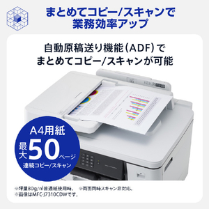 ブラザー A3対応インクジェット複合機 PRIVIO ホワイト DCP-J7205CDW-イメージ9