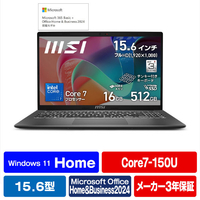 MSI ノートパソコン Modern-15-F1MG-5185JP オリジナル プラチナグレイ MODERN-15-F1MG-5185JP