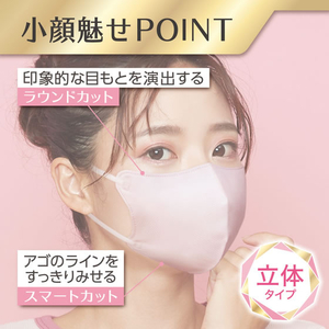 白元アース ビースタイル 立体 ふつう ドーリーピンク 20枚 FCU1935-イメージ3