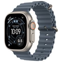 Apple Apple Watch Ultra 3(GPS + Cellularモデル)- 49mm Apple Watch Ultra 3 ナチュラルチタニウムケースとアンカーブルーオーシャンバンド MEWH4J/A