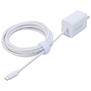 エレコム USB Power Delivery 20W AC充電器(Cケーブル一体型/2.5m) ホワイト MPA-ACCP7020WH エレコム USB Power Delivery 20W AC充電器(Cケーブル一体型/2.5m) ホワイト MPA-ACCP7020WH