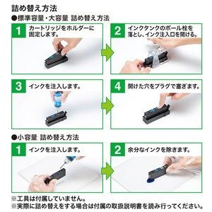 サンワサプライ 詰替えインク 3色セット(シアン・マゼンダ・イエロー)・各30ml INK-C381S30-イメージ3
