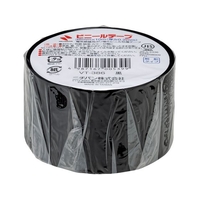 ニチバン ビニールテープ黒38mmX10m 1巻 VT-386 FCD503E-1231480