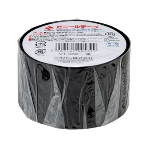 ニチバン ビニールテープ黒38mmX10m 1巻 VT-386 FCD503E-1231480-イメージ1