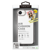 PGA iPhone 16e用エアクッションケース グラファイト PG-25KAR01BK