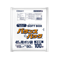オルディ バランスパック SOFT BOX 45L 半透明 100枚 FCK1562-BPSB-N45-100