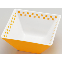 エンテック スクエアボウル10 黄 2TONE FC73098-CH-10Y