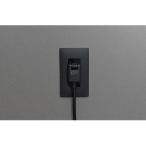 エルパ 雷ガード扉付きタップラン 3個口1m ブラック WBT-N3010SB(BK)-イメージ8