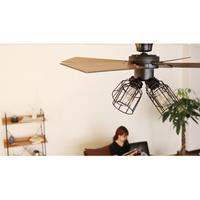 阪和 JE-CF003-BK LEDシーリングファン JAVALO ELF ブラック