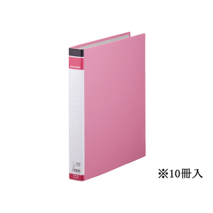 キングジム リングバインダーBF A4タテ ピンク 10冊 1箱(10冊) F844598-668BFﾋﾝ-イメージ1
