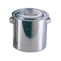 江部松商事 EBM/18-8 キッチンポット 寸胴鍋 目盛付 24cm 板手付 FC150LY-8378150