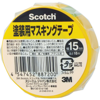 ３Ｍ スコッチ　塗装用マスキングテープ　１５ｍｍ×１８ｍ M40J-15