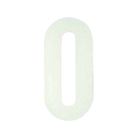 アトムサポート フロアサイン大 ナンバー0 白01503001.6 FC163FX-2066700