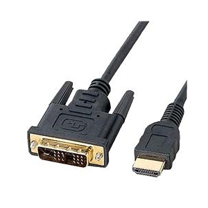 サンワサプライ HDMI-DVIケーブル(5m) 5m KM-HD21-50-イメージ1