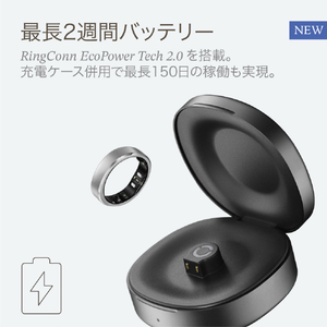 RingConn RingConn(リンコン)Gen 3 US10号 マットブラック RCP-01-125011015-イメージ6