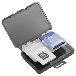 エレコム SD/microSDカードケース ブラック CMC-06NMC4 エレコム SD/microSDカードケース ブラック CMC-06NMC4