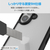 エレコム iPhone 16用TOUGH SLIM LITE ハイブリッドケース フレームカラー 背面ガラス ブラック PM-A24ATSLFCGBK-イメージ4