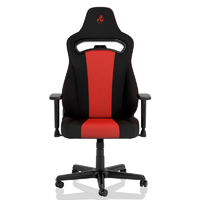 美品】NITRO concepts ゲーミングチェア 赤 黒 ゲーム 椅子 デスク