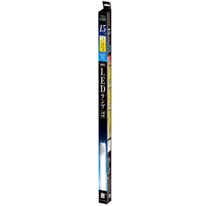 エコリカ 15形(4．6W)直管形LEDランプ 工事不要 グロースタータ式(FL蛍光灯専用) 昼光色相当 1本 ECL-LG15YD-イメージ2