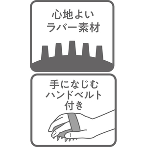 ドギーマン Natural Style forCat 木製ラバーブラシ FCJ961J-イメージ3