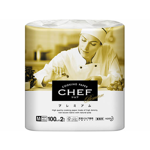 KAO CHEF プレミアム Mサイズ 100枚×2ロール F363198-イメージ1