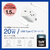 エレコム USB Power Delivery 20W AC充電器(C-Cケーブル付属/1．5m) しろちゃん MPA-ACCP7120WF-イメージ2