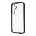 レイアウト Galaxy S25用Like standard Puffull 耐衝撃 バンパー ハイブリッドケース ブラック RT-GS25CMD1/B