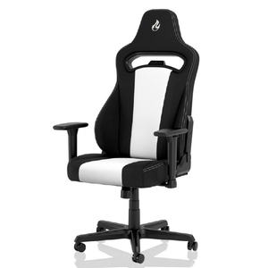 Nitro Concepts ゲーミングチェア E250 ブラック/ホワイト NC-E250-BW-ED-イメージ1