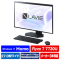 NEC 一体型デスクトップパソコン e angle select LAVIE A27 ファインブラック PC-A2797GAB-E3