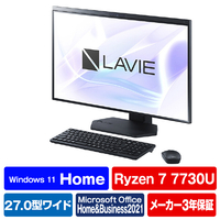NEC 一体型デスクトップパソコン e angle select LAVIE A27 ファインブラック PCA2797GABE3