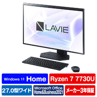 NEC 一体型デスクトップパソコン e angle select LAVIE A27 ファインブラック PC-A2797GAB-E3