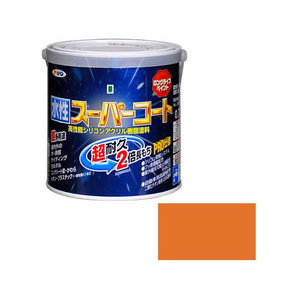 アサヒペン 水性スーパーコート 0.7L ラフィネオレンジ FC436NS-イメージ1