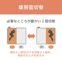 コイズミ KDC10226 電気カーペット カバー1枚付き(1畳相当