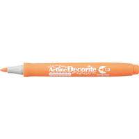 シヤチハタ デコライト 丸1 パステルオレンジ FC75952-EDF-1-POR