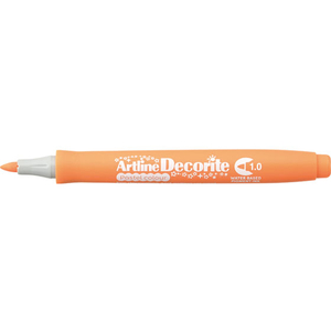 シヤチハタ デコライト 丸1 パステルオレンジ FC75952-EDF-1-POR-イメージ1
