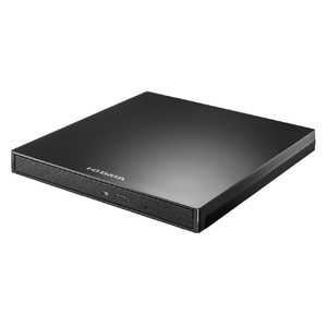 I・Oデータ USB A対応 ACアダプター添付・編集・再生・保存ソフト付きポータブルDVDドライブ ブラック DVRP-UB8H-イメージ1