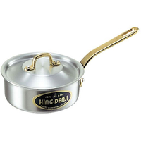 中尾アルミ製作所 キングデンジ 浅型片手鍋 目盛付 30cm FC764LM-4823600