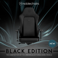 noblechairs ゲーミングチェア HERO - BLACK EDITION(ヒーロー ブラックエディション) マットブラック NBL-HRO-PU-BED-SGL-ED