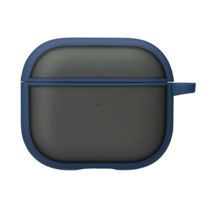 musashino LABEL AirPods(第3世代)用ハイブリッドカバー ネイビー CP-AP3C3/N-イメージ1
