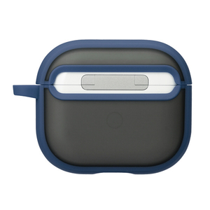 musashino LABEL AirPods(第3世代)用ハイブリッドカバー ネイビー CP-AP3C3/N-イメージ2