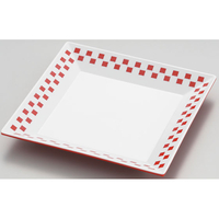 エンテック スクエアプレート14 赤 2TONE FC73101-CH-11R