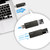 BUFFALO USB3．2(Gen1)USBメモリ ノック式 64GB オリジナル ブラック RUF3-KSE64GA-BK-イメージ4
