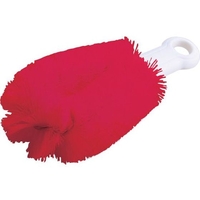 トラスコ中山 タワシブラシ ショートタイプ HACCP対応 レッド FC553JG-8191539