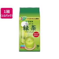 伊藤園 ワンポットエコティーバッグ 抹茶入り緑茶30袋×10パック FCG857V