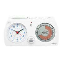 ＧＤＴ 勉強タイマー ミライタイマー(アナログ時計付き) ホワイト LTS3001BWH