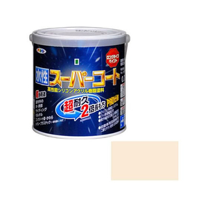 アサヒペン 水性スーパーコート 0.7L ミルキーホワイト FC437NS-イメージ1
