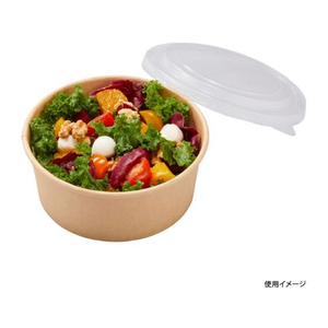 パックスタイル 未晒クラフトカップ 浅型 750mL 本体 25個 FC925SG-00264153-イメージ4