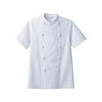 チトセ 男女兼用コックコート 半袖 AS-7301 LL FC687LC-1201140